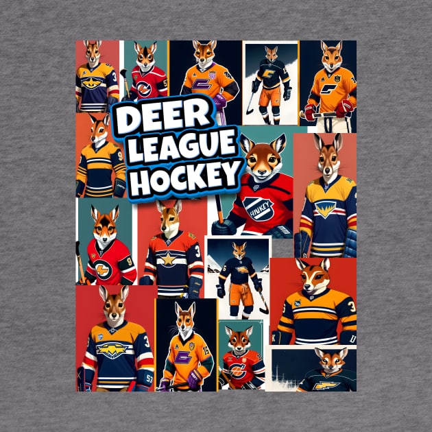 DEER League Hockey by Jaymz Weiss Designz